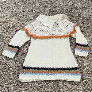 Vintage 18 months Faded Glory Knit Sweater Dress